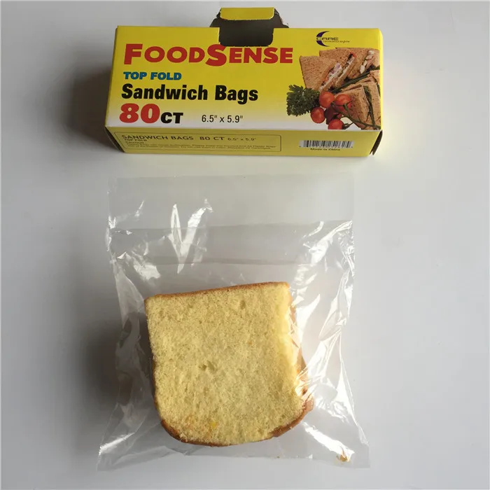 fold up food grade sandwich bag
