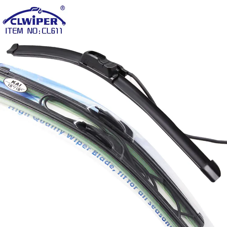 Clwiper Cl611 Car Windshield Flat Wiper Blade With Spray Nozzle Buy Soft Windscreen Wiper