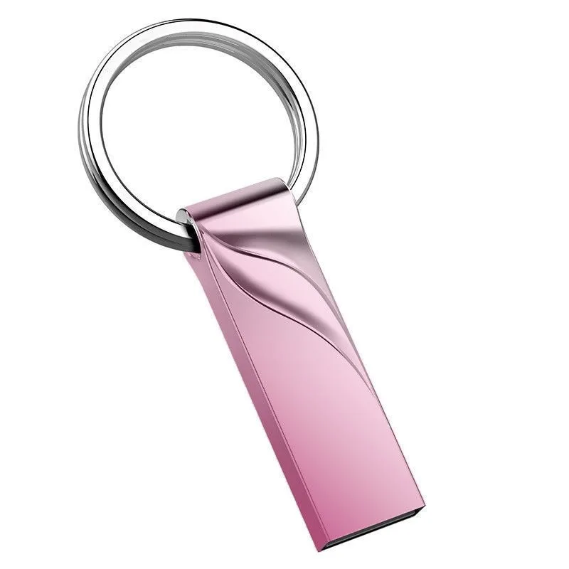 Cheap metal usb flash drive with key chain 8gb 16gb 32gb USB pen drive usb 2.0 stick - ANKUX.COM