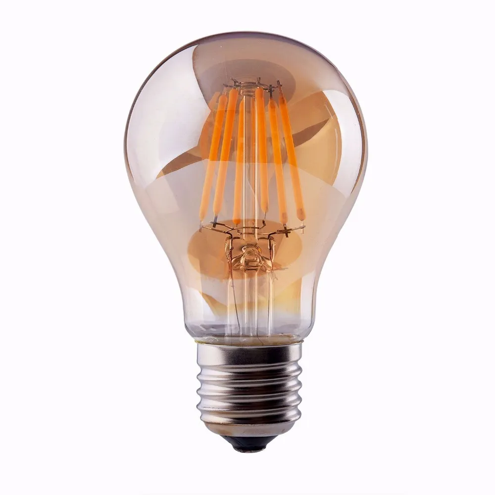 6w A19 Led Filament Light Bulb Edison Style Buy A60 Led Filament Bulbe27 Led Light Bulb Cool 7456