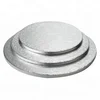 OEM custom made decorative silver round foil paper cover cake drum cake paper board