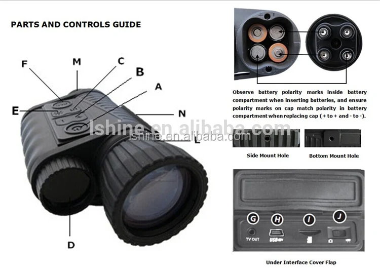 Hot selling Digital Night Scope Monocular Camera with 350m Range Best-guarder