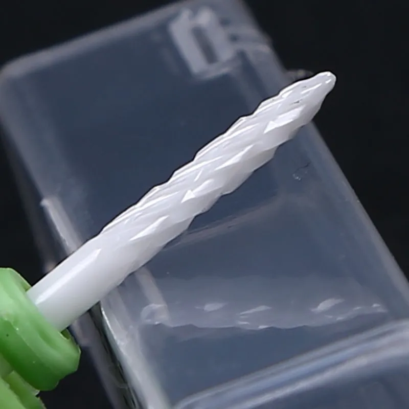 工厂价格电动细头陶瓷指甲钻头美容艺术