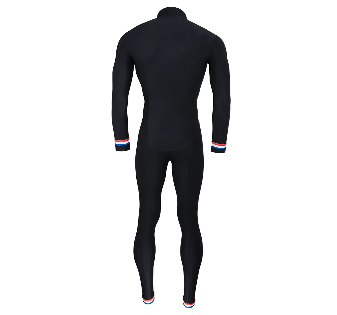 定制马拉松速滑赛车服紧身衣