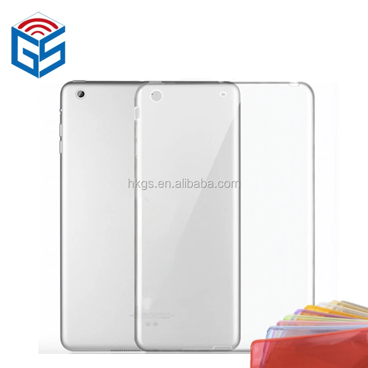 Full Clear Transparent Soft TPU Back Case Cover For Ipad 2017 9.7 inch