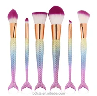 

Mermaid Brushes Set Makeup Brushes luxury makeup brush 6PCS