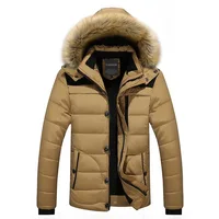 

PLUS size thicken warm men windproof padding jacket men overcoat stocks