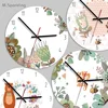 Original Newest Home Office Bedroom Decoration Wooden Mute Wall Clock, Size: 28 x 28cm