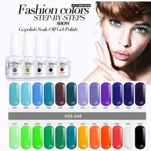 2016 Moda UV Gel Nail Polish Soak Off Gelpolish Fosco 15 ml Unha Polonês Manicure Decoração Vernis Semi Permanente
