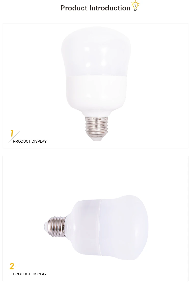 High lumen T shape led bulb light E27 High watt bulb light