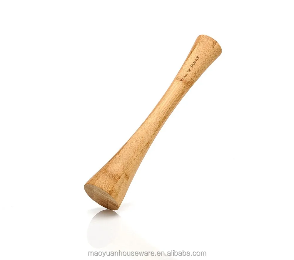 

Bamboo vegetable Tamper for Packing Sauerkraut into Mason Jar, Natural bamboo color