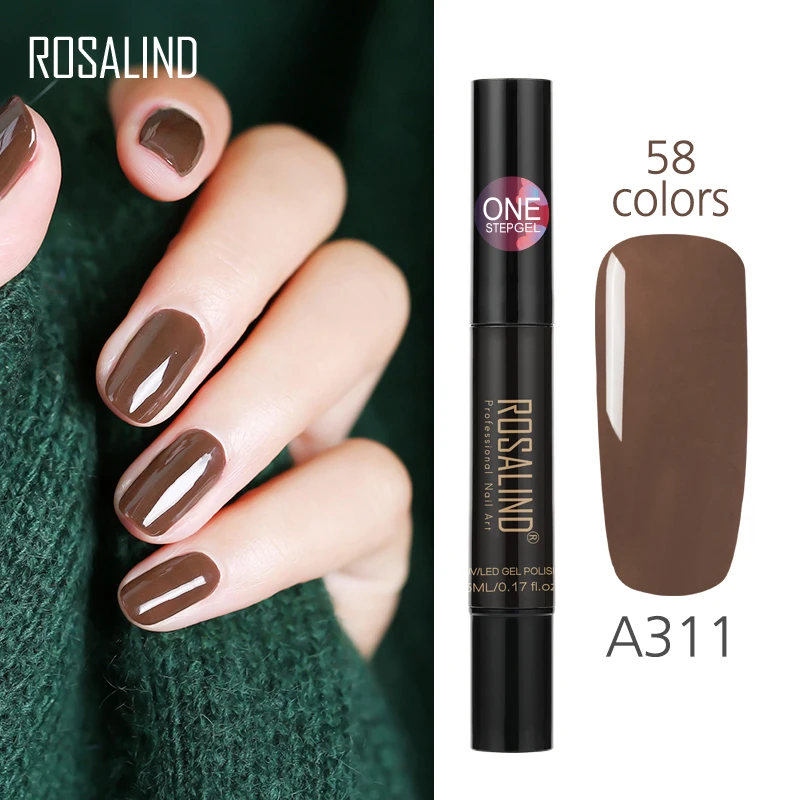 

Rosalind custom private label esmalte semipermanente 24 colors uv gel nail polish nail art pen one step nail pen for wholesale