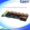 FXO FXS Asterisk Telephony Card,Astrisk Telephony PCI-Express Card For Analog Telephones/Lines