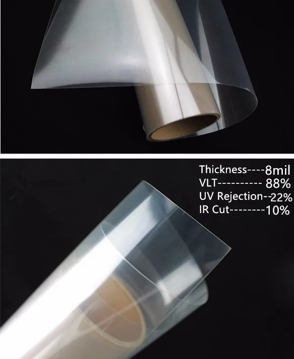 2ply 8.0mil Safety Clear Film Window Glass Film/energy Saving And Anti