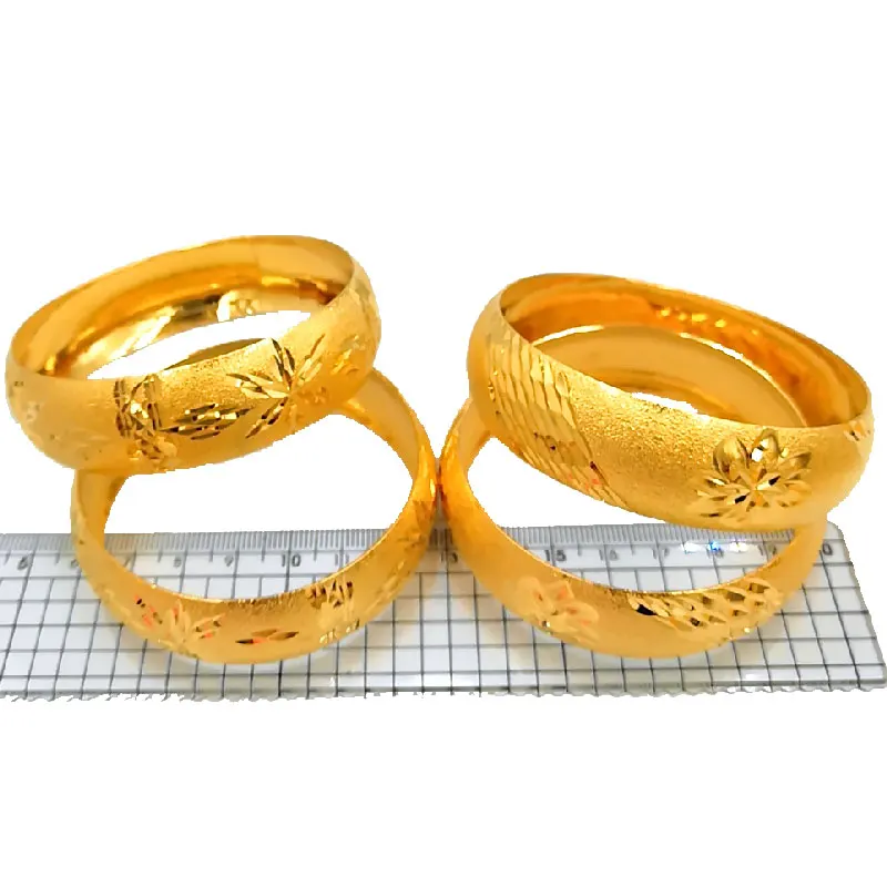 

Imitation jewellery brass material golden india design wedding bangle for women, 24k
