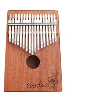 

New fashionable stylish 17 Keys Wooden Kalimba Laiersi Thumb Piano Traditional Musical Instrument