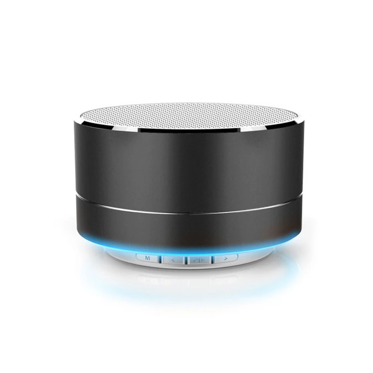 

High Quality 3 Watt A10 Metal Mini Wireless Bluetooth Speaker With LED