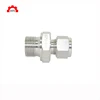 High pressure double ferrules stainless steel compression pipe hdmi ss316 male connector
