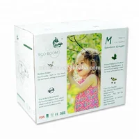 

ECO BOOM 100% Bamboo premium infant Nature Disposable Diapers for Babies Size M 96 Count