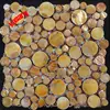 abalone shell mosaic tile, round mosaic tile,natural river shell mosaic