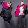 Hot Selling Removable Faux Lining Real Fur Collar Blank Bomber Jackets Wholesale Wind Breaker Jacket Bomber Jacket Fur