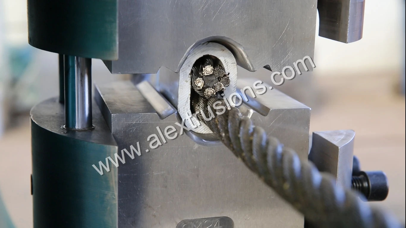 Used Hydraulic Aluminum Steel Ferrules Wire Rope Press Swaging Making