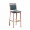 China manufacturer metal high cafe stool chair aluminum for restaurant bar