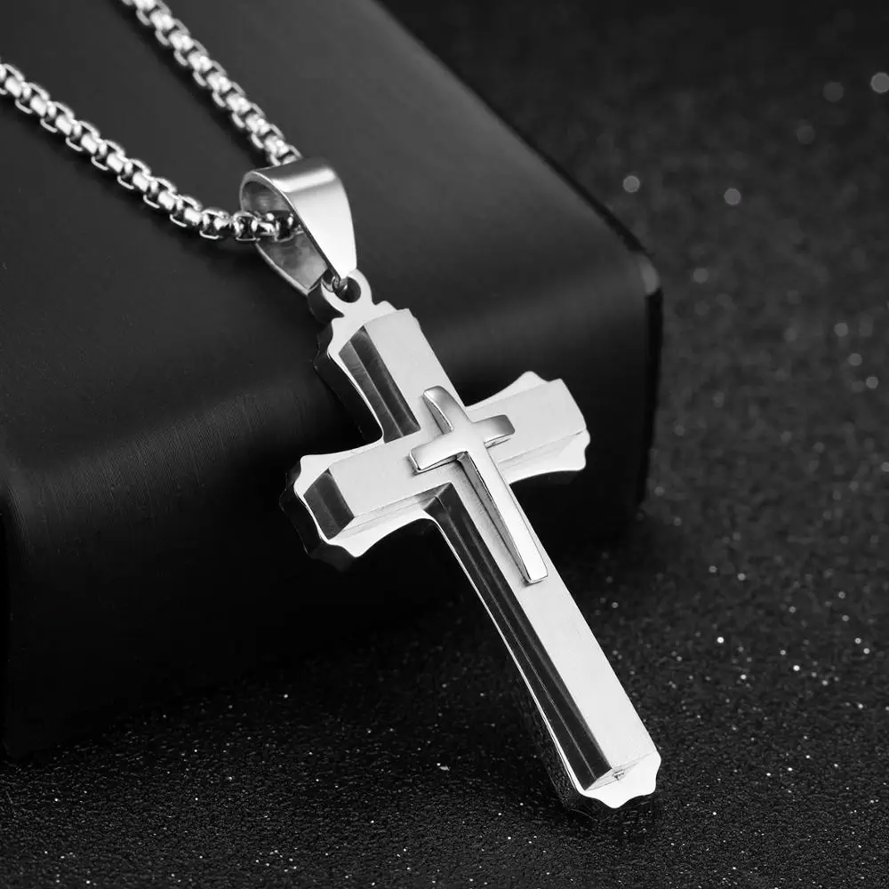 Jewelry Wholesale Stainless Steel Double Plated Cross Peruvian Tumi Charms And Pendants