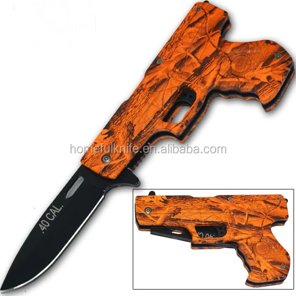 8 75 ガン型アシストオープニング折りたたみポケットナイフ Buy 銃ナイフ ポケットナイフ 折りたたみナイフ Product On Alibaba Com