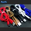 Factory Wholesale New Micro Universal Mobile Phone USB Cable Embossed Vase 2A Fast Charging Cable For Type c for iPhone for V8
