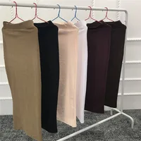 

2019 6 Color Wool Material Muslim Skirt