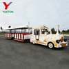 Cheap Price Train Manufacturer Diesel Or Electric Road Mini Ride Sightseeing Small Dotto Trackless Fun Tourist Train For Sale