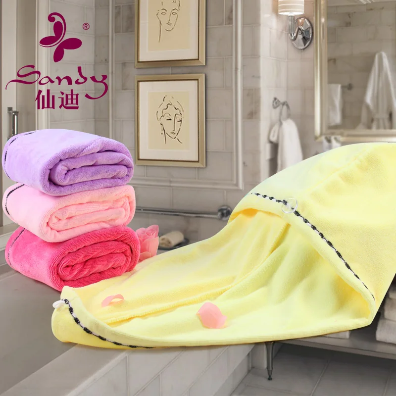 
Top 10 Towel manufacturers quick dry microfiber hair turban wraps towel for hair drying after bath hair towel 