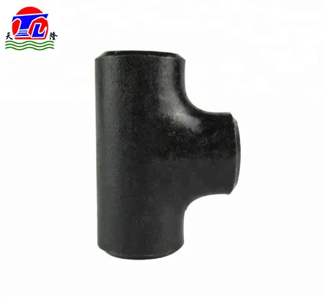 
seamless ANSI standard carbon steel 6in sch80 straight tee 