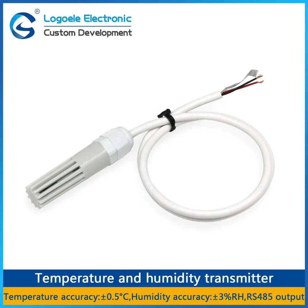 OEM ODM الزراعية الدفيئة الإخراج الرقمي درجة الحرارة كاشف وحدة عالية Rs485 Modbus مستشعر درجة الحرارة والرطوبة
