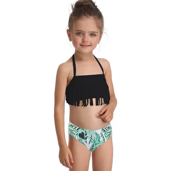 kids black swimsuit