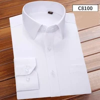 

Custom Long Sleeve Business Dress Formal Polyester Cotton men shirts