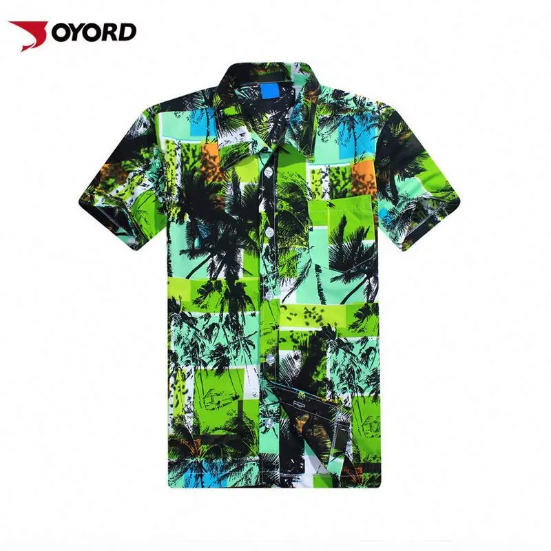 

Summer New Arrival Men's Shirts Hawaiian Casual Short Sleeve Shirts Printed Blouses Tops, As your request