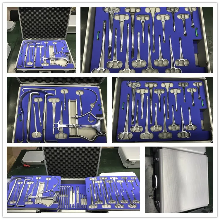 SSF-2 Fully 304 Stainless Steel Gynaecological Instrument Set And Obstetric Instrument Set