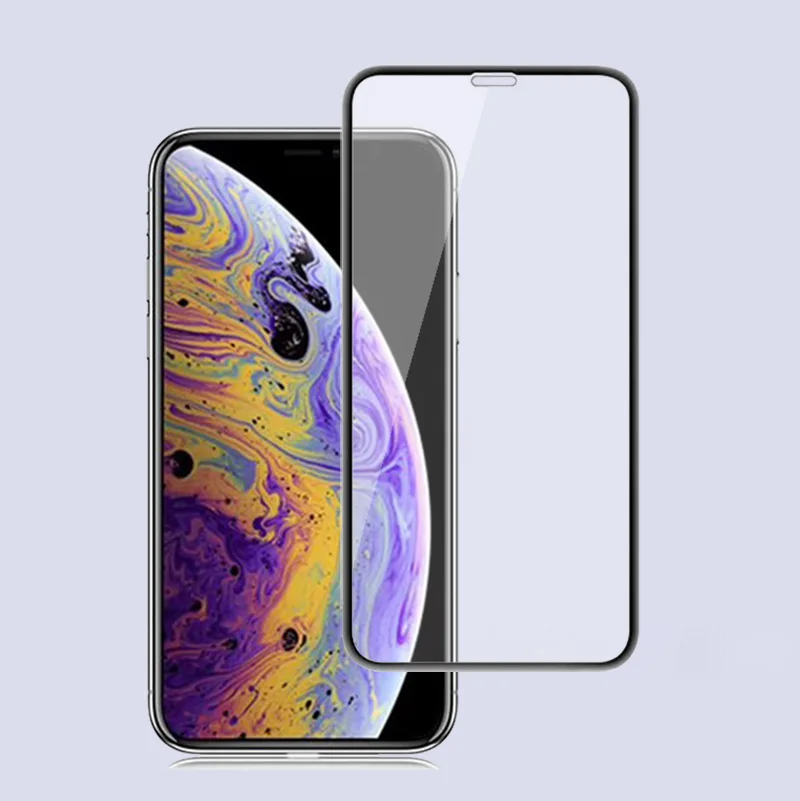 

Hot Sell In USA of Premium 3D Curved Full Cover Anti Explosion Mobile Phone Tempered Glass Screen Protector For iPhone XS, Hd transparent