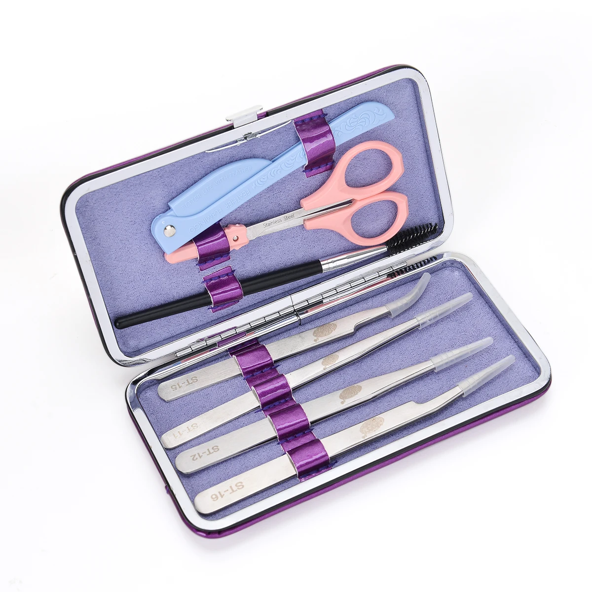 Easy Carry Eyebrow Tweezer Set Tweezers And Scissors Tool Bag Buy