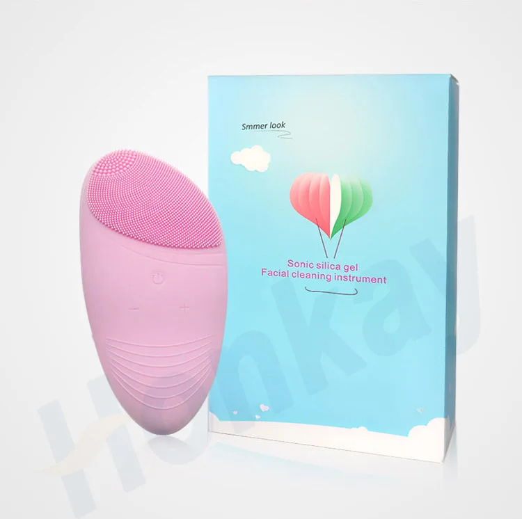 sonic silica gel facial cleansing instrument