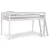 Mid Sleeper Bed Frame Bunk Bed Stylish 3FT Single Solid Pine Bed - Maximise Floorspace (Mattress not included)