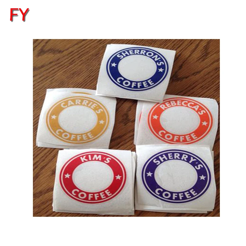 Strong Adhesive Round Stickers For Coffee Cup And Lid Buy Coffee Cup Round Stickers,Round