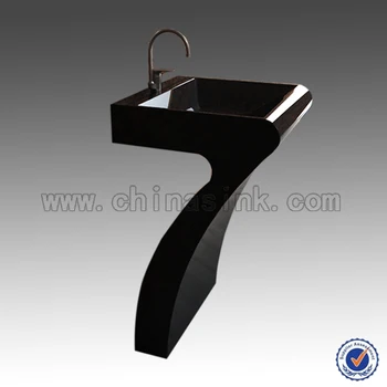 Black Pedestal Sink Bathroom Design Modern Design Made In China Buy Black Granite Pedestal Basin Modern Bathroom Furniture Luxury Bathroom Furniture