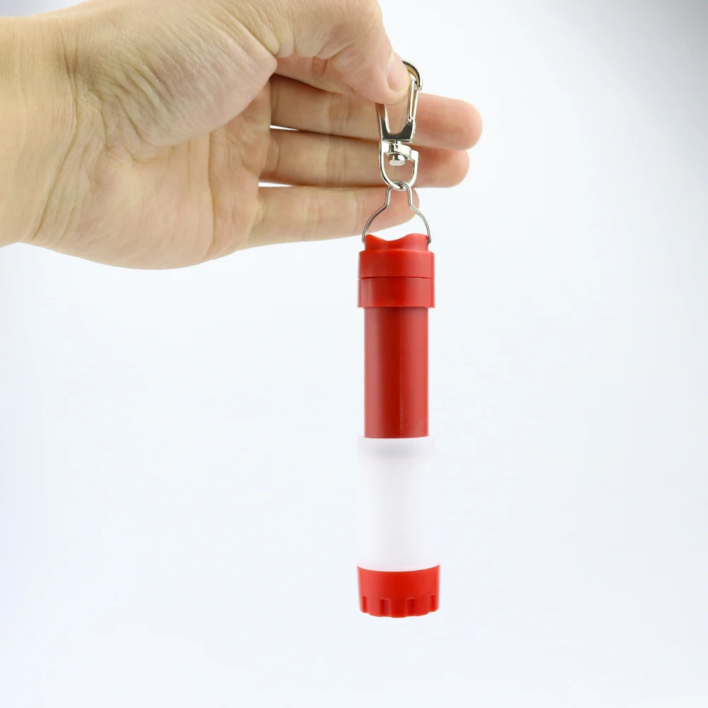 Mini Portable LED Keychain Flashlight for Camping EDC Flashlight Emergency Dry Battery ROHS Ip44 >12 ABS Ce supplier