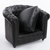 Seater Chair Modern Round Cafe Hotel Single Sofa