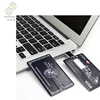 Promotion business card usb flash drive colorful printing usb card with package