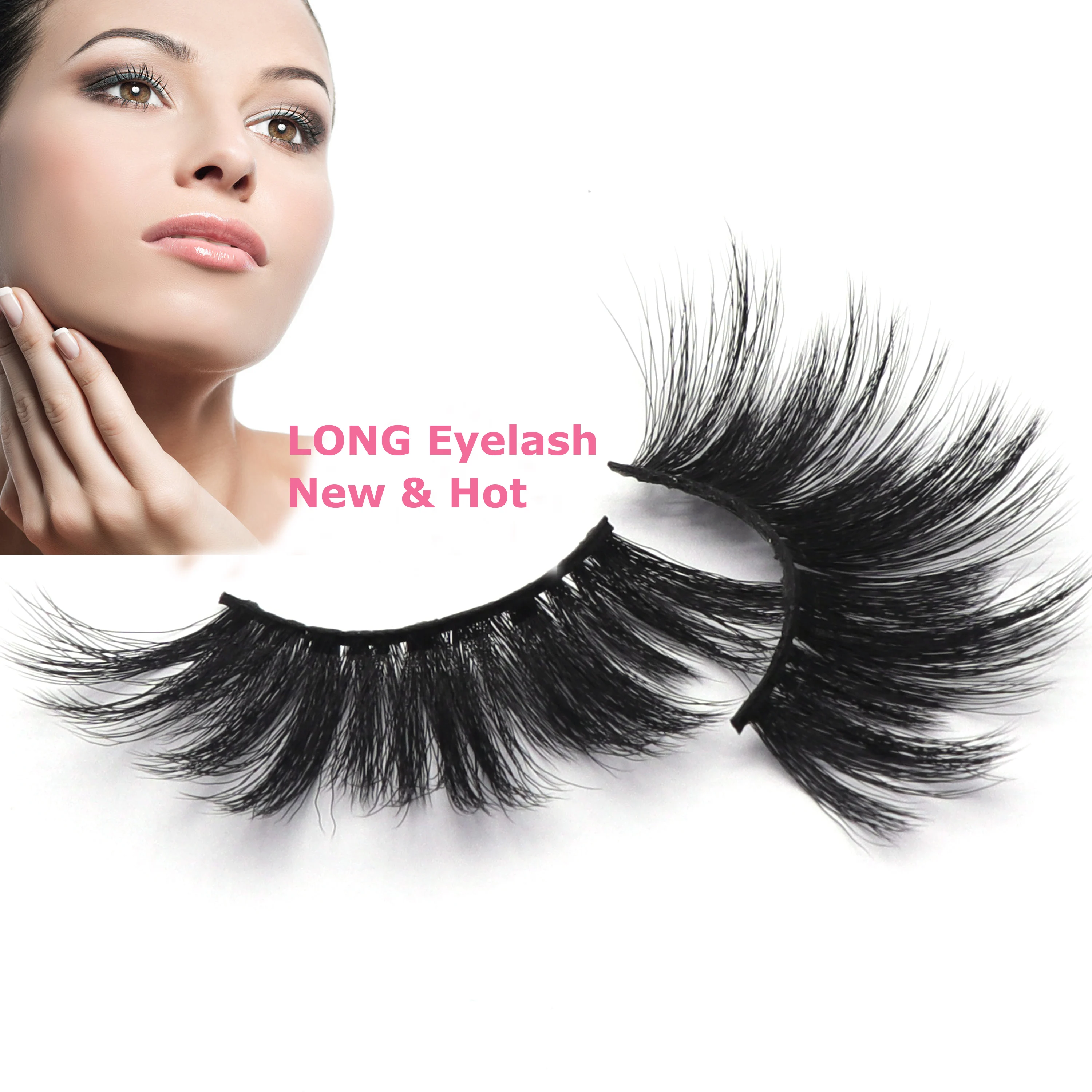 

Inice eyelash vendor wholesale 25mm 27mm30mm super long mink eyelashes with glitter magnet package box