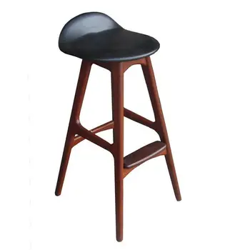 Mid Century Nordic Design Genuine Leather Erik Buch Wooden Bar Stool Buy Erik Buch Bar Stool Cheap Wooden Bar Stool Chair Atique Erik Buch Bar Stool Product On Alibaba Com